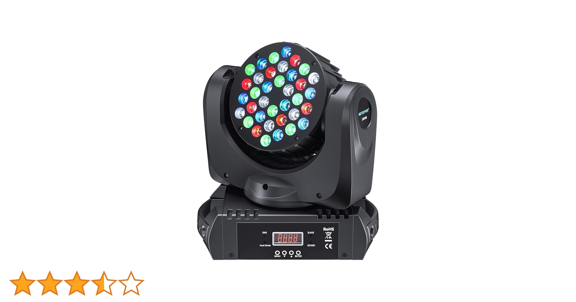 Amazon.co.jp : BETOPPER ムービングライト 36x3W RGBW LED 舞台照明